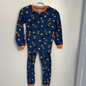 Kids Blue and Orange DragonBall Z Pajamas